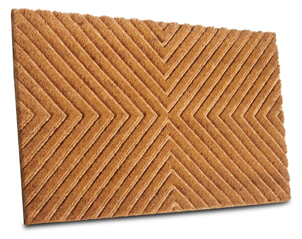 Hanse Home, Rohožka Geometric 105929 - na ven i na doma, 45x75, béžová, chodba / předsíň