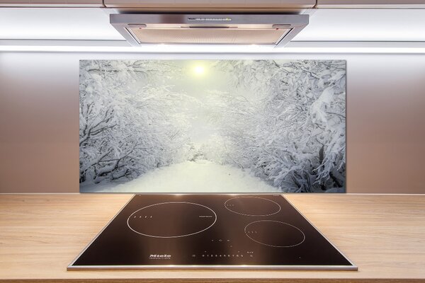 Panel do kuchyně Hezký zimní les pksh-103882841