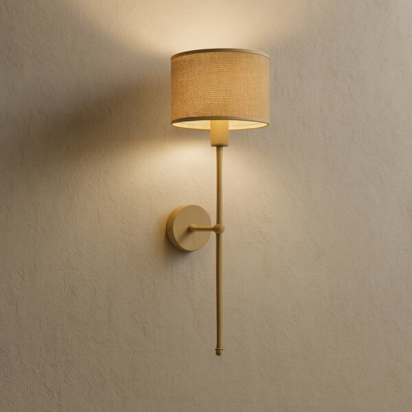 Nástěnná lampa MADELA 1xE14/40W/230V juta/béžová