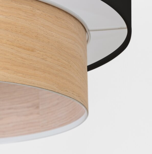 Brilagi - LED Lustr na lanku CERIA 1xE27/40W/230V pr. 50 cm černá/béžová