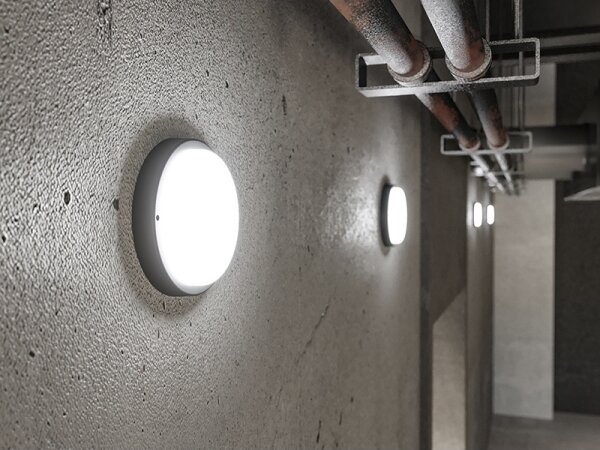 LED Venkovní nástěnné svítidlo LED/9W/230V IP54 černá