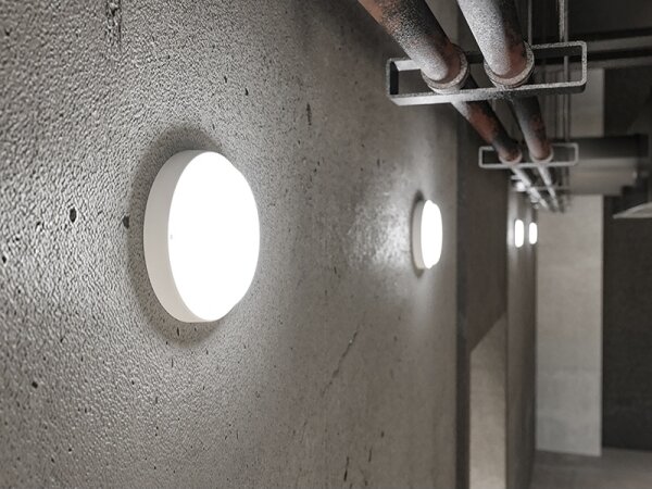 LED Venkovní nástěnné svítidlo LED/9W/230V IP54 bílá