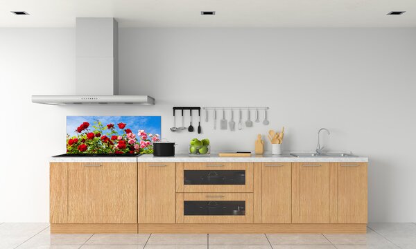 Dekorační panel sklo Divoké růže pksh-104021490
