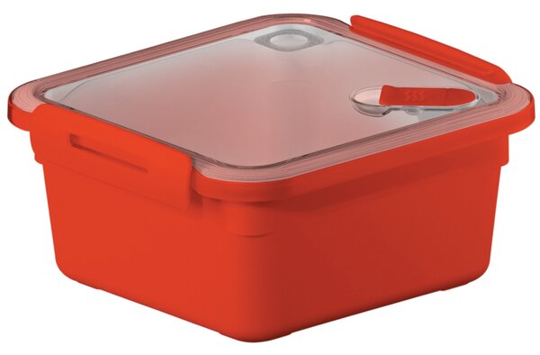 Rotho M - Plastový box, krabička, dóza, do mikrovlnky MEMORY, 1l, červená RT1128502792