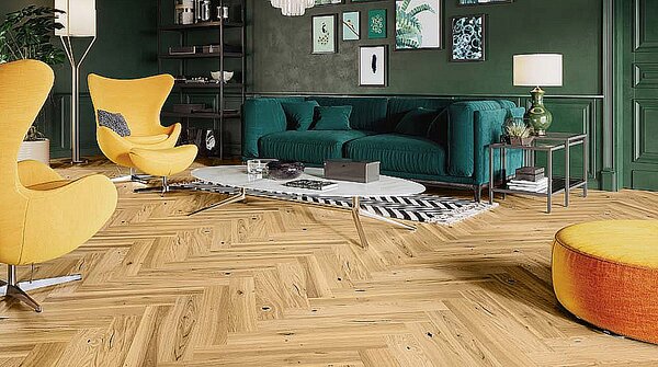 BARLINEK Pure classico Herringbone 110 Dub ramsey 1WC000015 - 0.50 m2