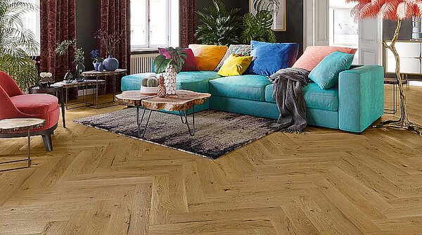 BARLINEK Pure classico Herringbone 110 Dub mainland 1WC000003 - 0.50 m2