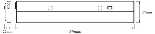 Osram - LED Podlinkové svítidlo LINEAR LED/5W/230V 4000K 37 cm stříbrná