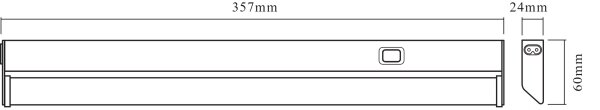 Osram - LED Podlinkové svítidlo LINEAR LED/6W/230V 3000K 35,7 cm stříbrná