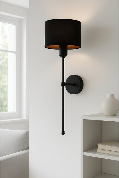 Nástěnná lampa MADELA 1xE14/40W/230V černá