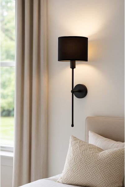 Nástěnná lampa MADELA 1xE14/40W/230V černá