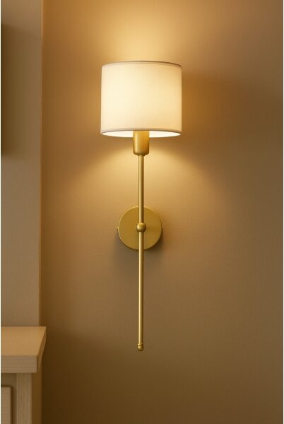 Nástěnná lampa MADELA 1xE14/40W/230V bílá/béžová
