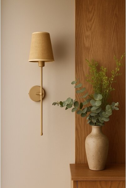 Nástěnná lampa MADELA 1xE14/40W/230V juta/béžová