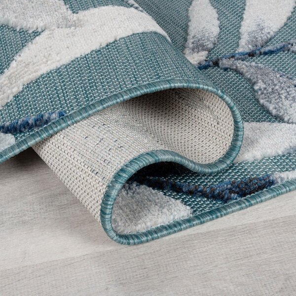Modrý venkovní koberec 290x200 cm Willow - Flair Rugs