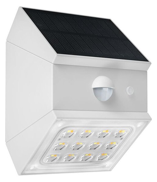 LED Nástěnné solární svítidlo se senzorem LED/2,5W/3,7V IP65 1200 mAh bílá