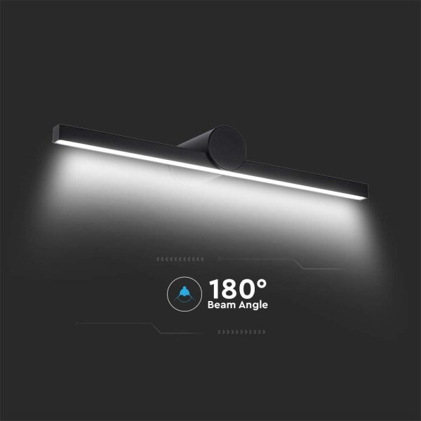 LED Koupelnové osvětlení zrcadla LED/10W/230V 4000K IP65 černá