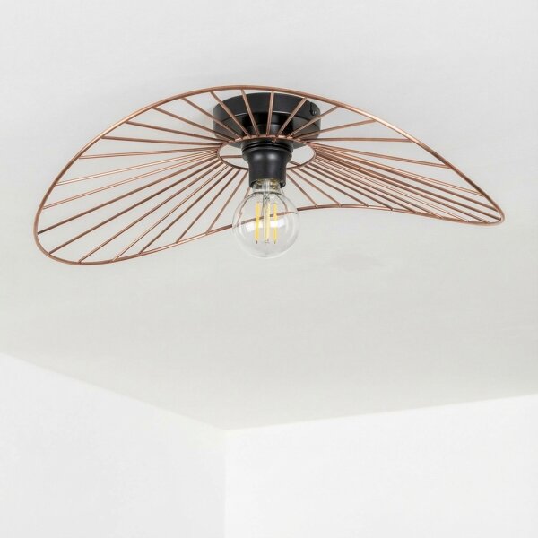 Brilagi - LED Přisazený lustr CERIA WIRE 1xE27/40W/230V 40x56 cm bronz