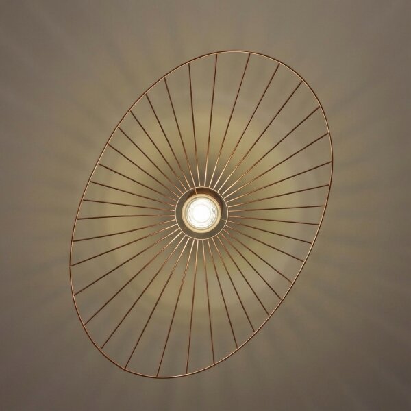 Brilagi - LED Lustr na lanku CERIA WIRE 1xE27/40W/230V 60x80 cm bronz