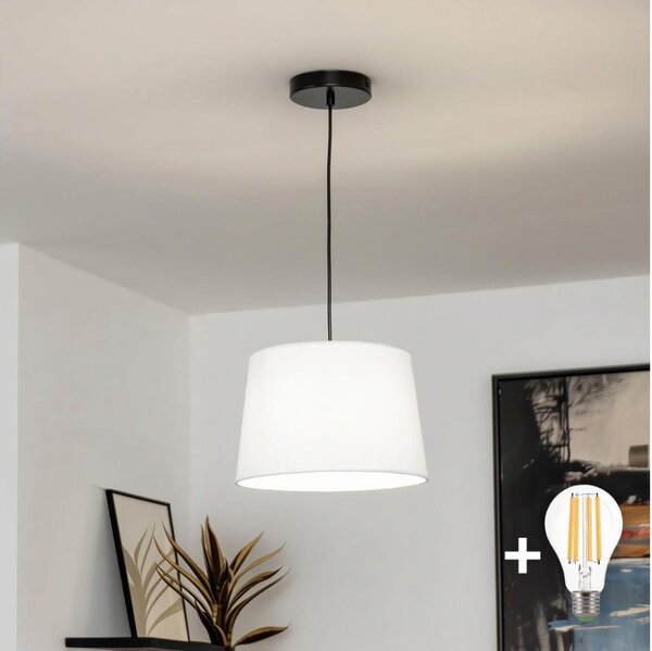 Brilagi - LED Lustr na lanku CERIA 1xE27/40W/230V pr. 30 cm bílá