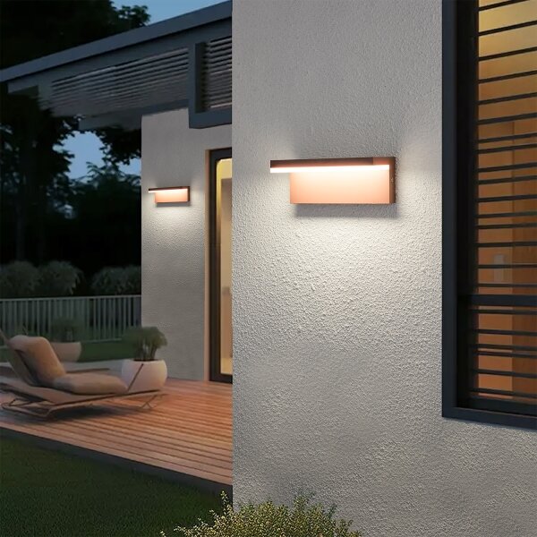 Brilagi - LED Venkovní nástěnné svítidlo TESSI LED/10W/230V hnědá IP54