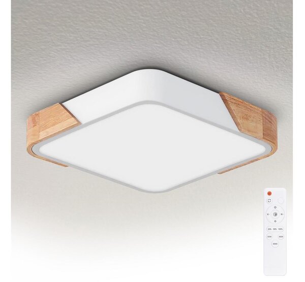 Brilagi - LED Stmívat. svítidlo PILANA LED/48W/230V dub/bílá 42x42 cm + DO