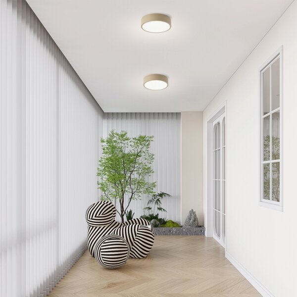 Brilagi -LED Stmívatelné svítidlo POOL LED/18W/230V 3000-6000K 20 cm béžová + DO