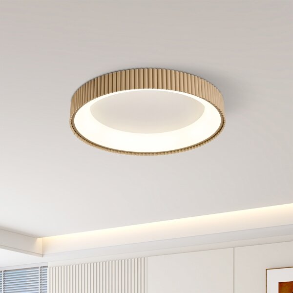 Brilagi - LED Stmív. stropní svítidlo FALCON MODERN LED/30W/230V 40 cm béžová+DO