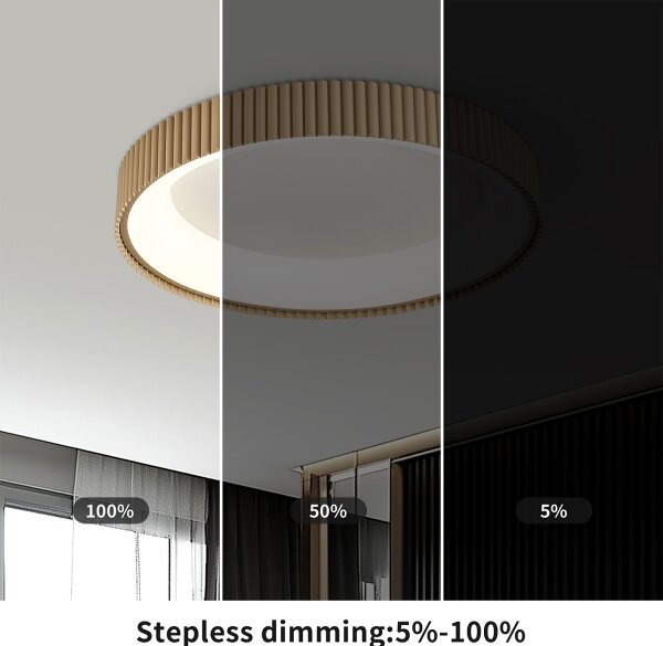 Brilagi - LED Stmív. stropní svítidlo FALCON MODERN LED/30W/230V 40 cm béžová+DO