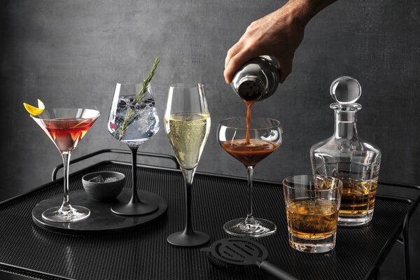 Villeroy & Boch 11-3798-8131 Sklenice na šampaňské Manufacture Rock 260 ml 4 ks
