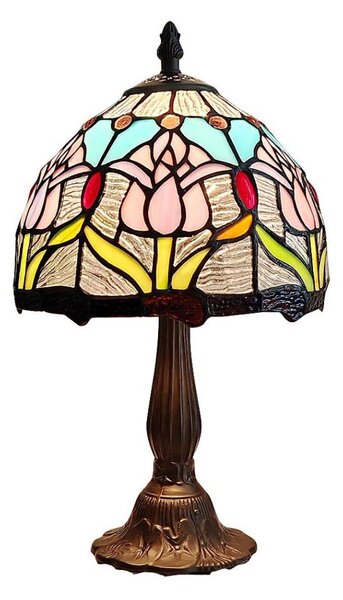 Brilagi - Tiffany vitrážová stolní lampa LORAS 1xE14/40W/230V