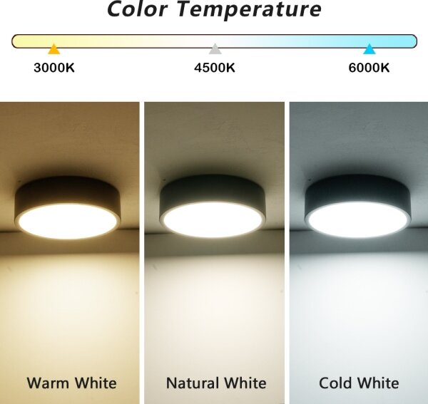 Brilagi - LED Stmívatelné svítidlo POOL LED/18W/230V 3000-6000K 20 cm černá + DO