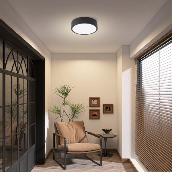 Brilagi - LED Stmívatelné svítidlo POOL LED/18W/230V 3000-6000K 20 cm černá + DO