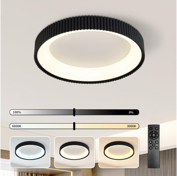 Brilagi - LED Stmív. stropní svítidlo FALCON MODERN LED/54W/230V 60 cm černá +DO