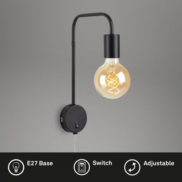 Briloner 2086-015 - Nástěnné svítidlo 1xE27/10W/230V
