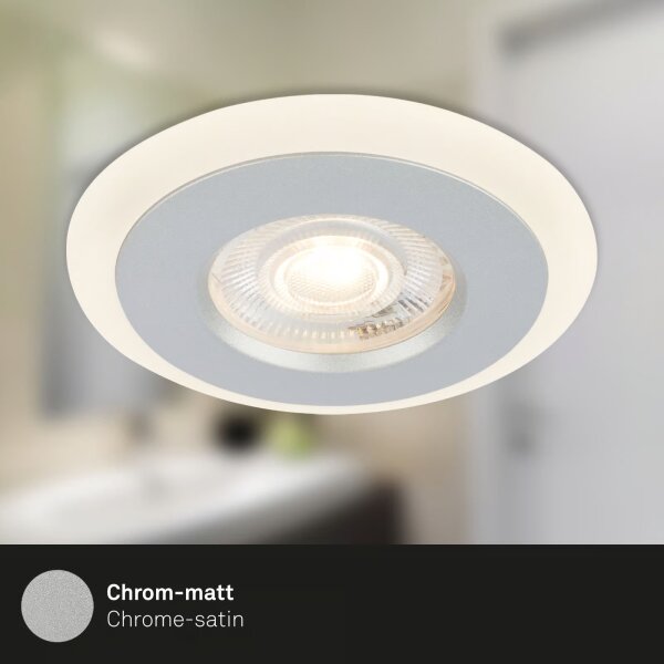 Briloner 7039034-SADA 3xLED Koup podh svítidlo 3xLED/5W/230V IP44 matný chrom