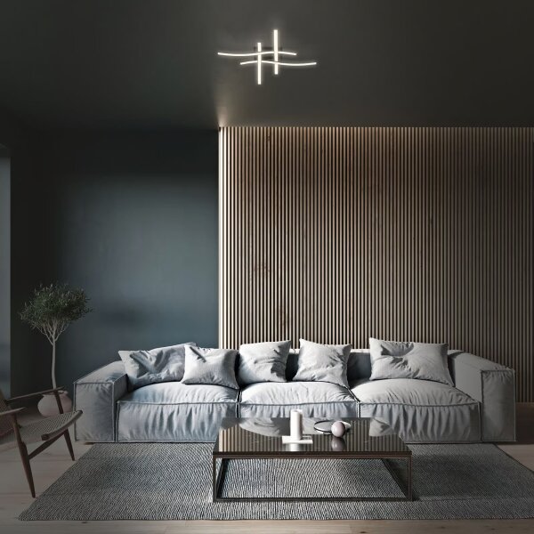 Brilo 3677-045 - LED Stropní svítidlo LED/14,4W/230V černá