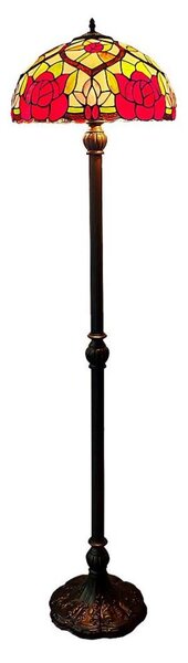 Brilagi - Tiffany vitrážová stojací lampa GARLAN 2xE27/60W/230V