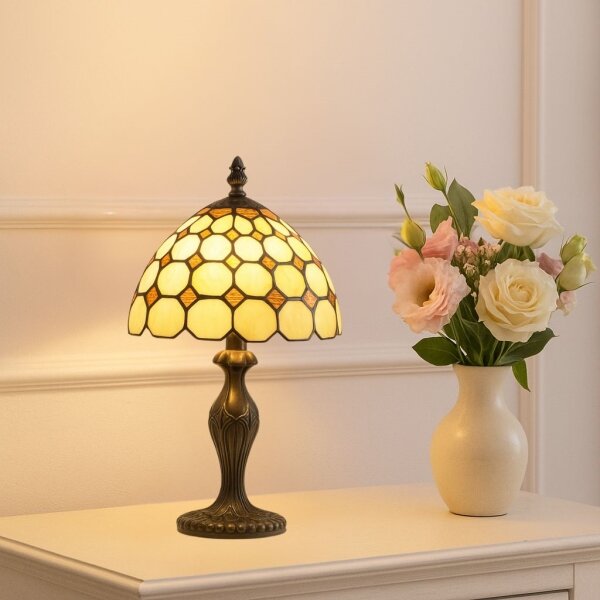 Brilagi - Tiffany vitrážová stolní lampa DORAN 1xE14/40W/230V