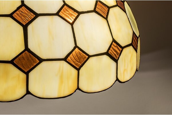 Brilagi - Tiffany vitrážový lustr na řetězu DORAN 2xE27/60W/230V