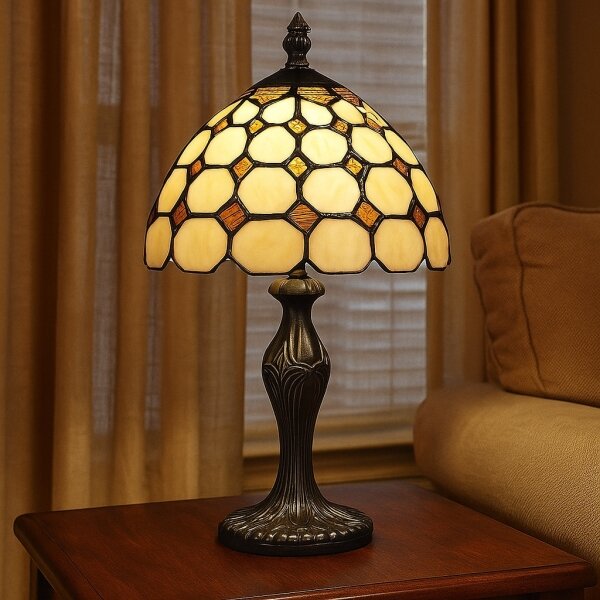 Brilagi - Tiffany vitrážová stolní lampa DORAN 1xE14/40W/230V