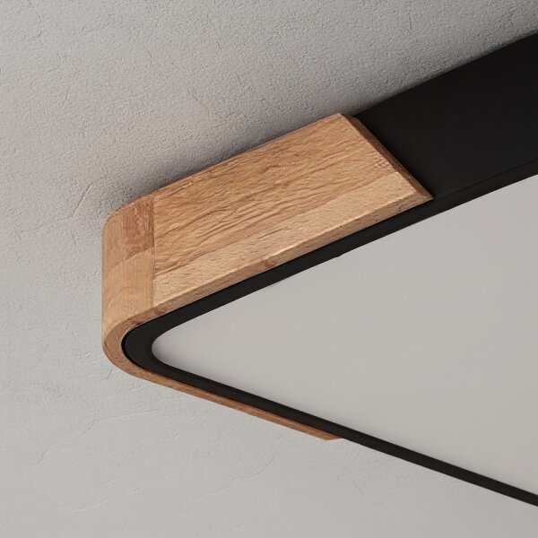 Brilagi - LED Stmívat. svítidlo PILANA LED/60W/230V dub/černá 56x56 cm + DO