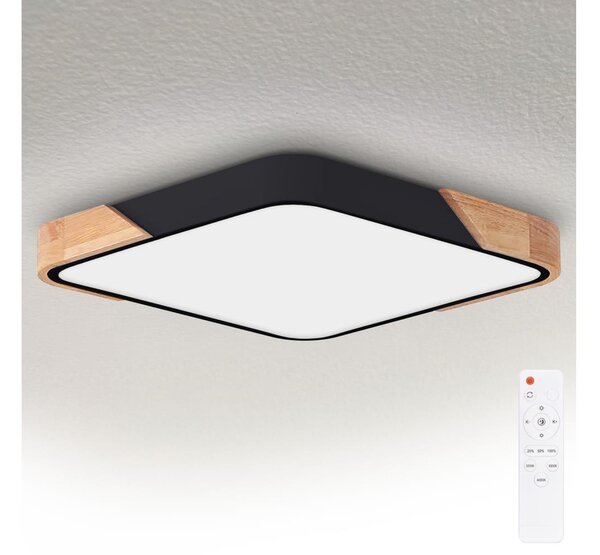 Brilagi - LED Stmívat. svítidlo PILANA LED/60W/230V dub/černá 56x56 cm + DO