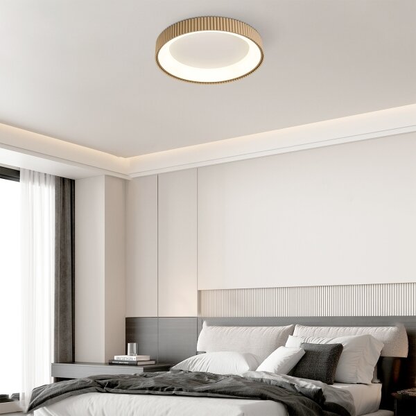 Brilagi - LED Stmív. stropní svítidlo FALCON MODERN LED/54W/230V 60 cm béžová+DO