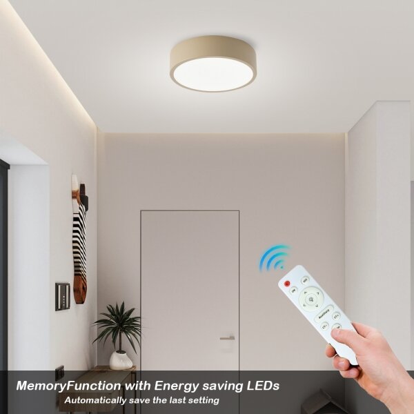 Brilagi -LED Stmívatelné svítidlo POOL LED/18W/230V 3000-6000K 20 cm béžová + DO