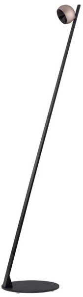 Stojací lampa dotyková LUSA LED 6W 779lm 3000K černá / šampaň 146,5cm - NOVALUCE