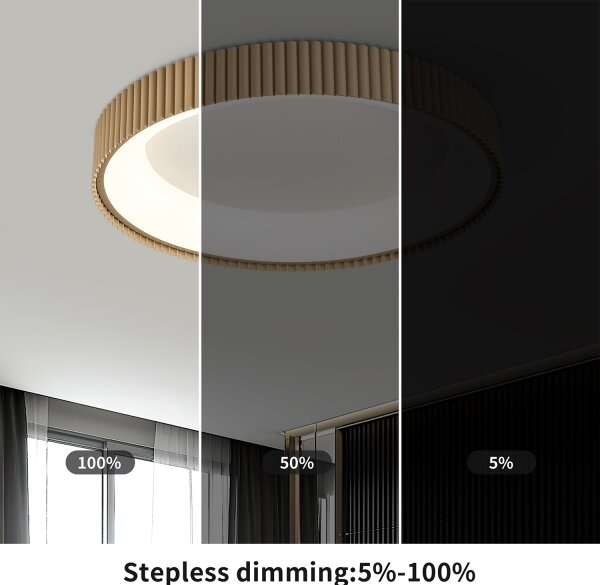 Brilagi - LED Stmív. stropní svítidlo FALCON MODERN LED/54W/230V 60 cm béžová+DO