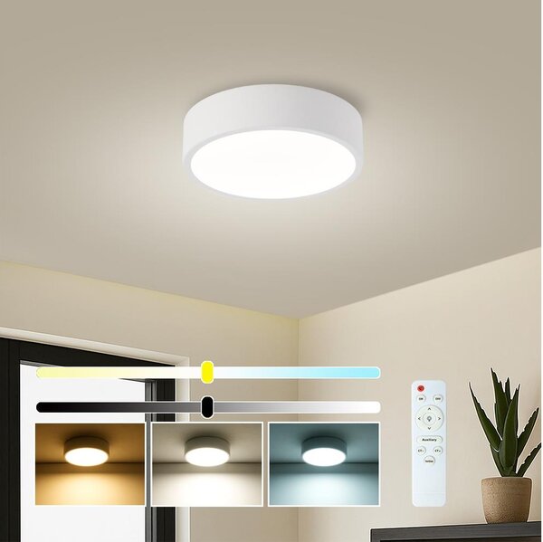 Brilagi - LED Stmívatelné svítidlo POOL LED/18W/230V 3000-6000K 20 cm bílá + DO
