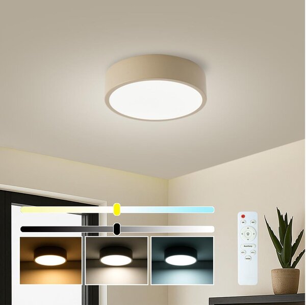 Brilagi -LED Stmívatelné svítidlo POOL LED/18W/230V 3000-6000K 20 cm béžová + DO
