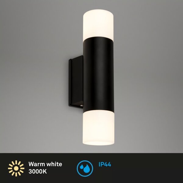 Briloner 2090025 - LED Venkovní nástěnné svítidlo 2xGU10/4,8W/230V IP44