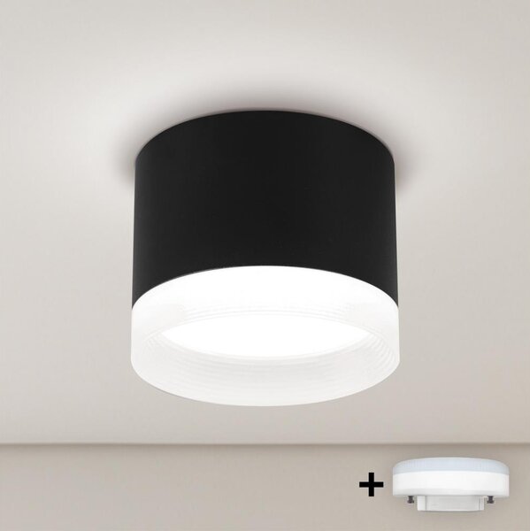 Brilagi - LED Bodové svítidlo SMOOTH 1xGX53/15W/230V černá