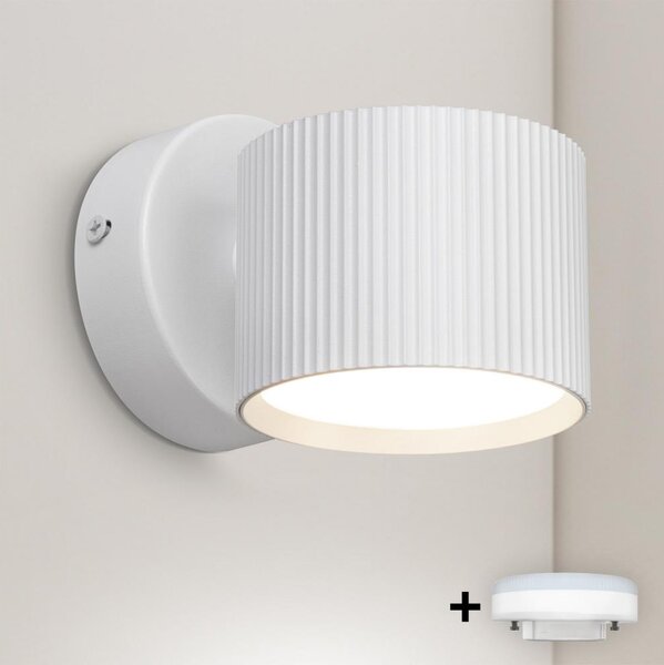 Brilagi - LED Nástěnné bodové svítidlo STRIPY 1xGX53/15W/230V bílá